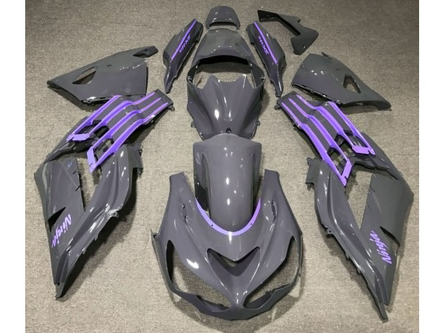 Nardo Grigio & Viola 2012-2021 Kawasaki ZX14R Carene Moto Nardo Grigio & Viola 2012-2021 Kawasaki ZX14R Carene Moto