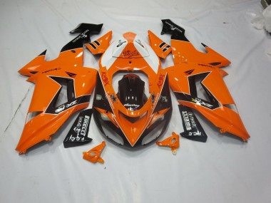 Nero Arancione 2006-2007 Kawasaki ZX10R Carene Moto