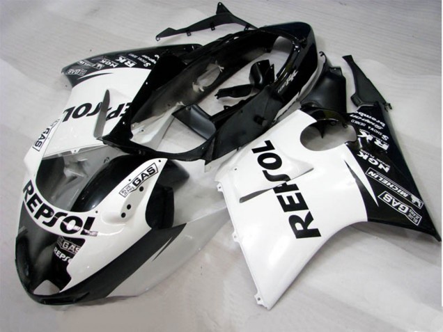 Nero Bianco Repsol 1996-2007 Honda CBR1100XX Carene Moto Nero Bianco Repsol 1996-2007 Honda CBR1100XX Carene Moto