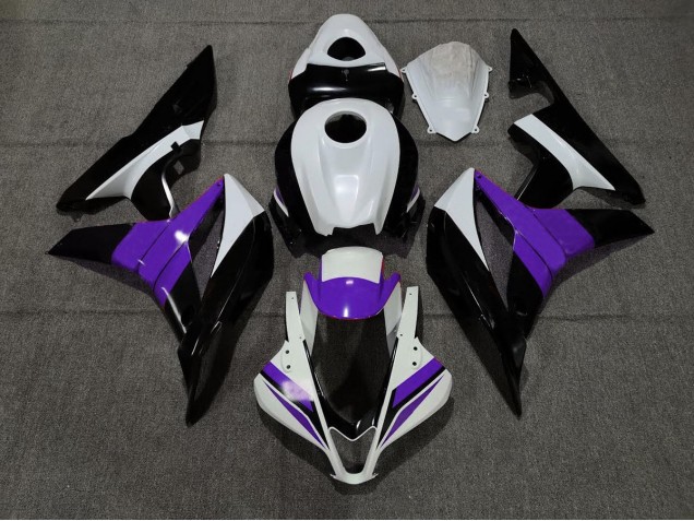 Nero Bianco & Viola 2007-2008 Honda CBR600RR Carene Moto Nero Bianco & Viola 2007-2008 Honda CBR600RR Carene Moto