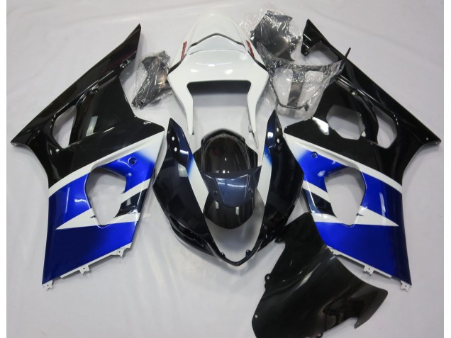 Nero Blu & Bianco 2003-2004 Suzuki GSXR 1000 Carene Moto Nero Blu & Bianco 2003-2004 Suzuki GSXR 1000 Carene Moto