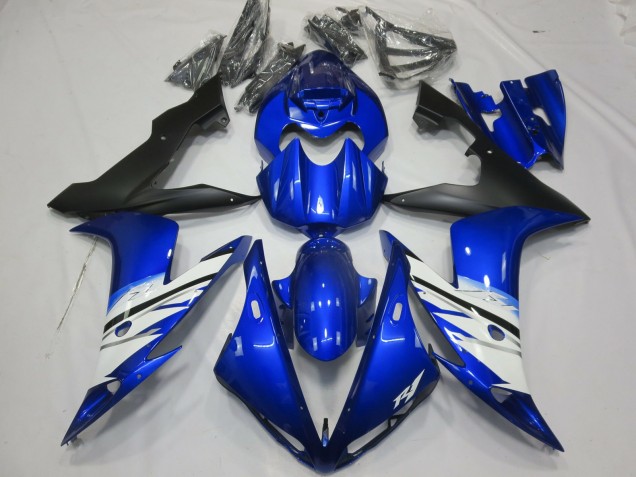 Nero Blu & Bianco 2004-2006 Yamaha R1 Carene Moto Nero Blu & Bianco 2004-2006 Yamaha R1 Carene Moto