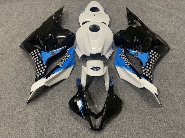 Nero Blu & Bianco 2009-2012 Honda CBR600RR Carene Moto Nero Blu & Bianco 2009-2012 Honda CBR600RR Carene Moto