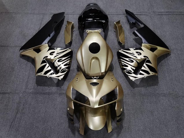Nero Dorato 2005-2006 Honda CBR600RR Carene Moto Nero Dorato 2005-2006 Honda CBR600RR Carene Moto