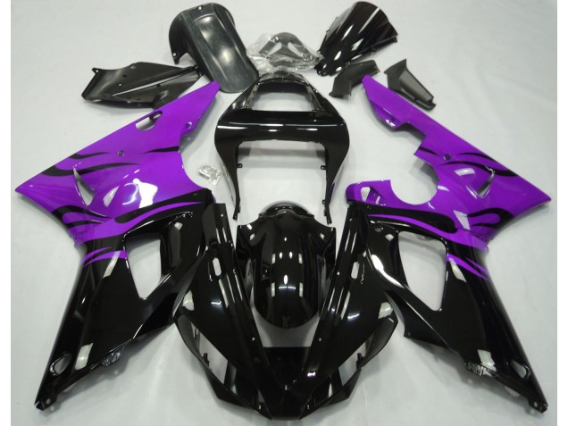 Nero Fiamma & Viola 2000-2001 Yamaha R1 Carene Moto Nero Fiamma & Viola 2000-2001 Yamaha R1 Carene Moto