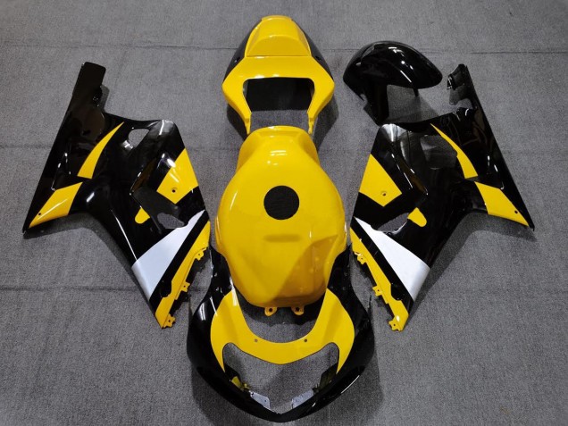 Nero & Giallo 2001-2003 Suzuki GSXR 600-750 Carene Moto Nero & Giallo 2001-2003 Suzuki GSXR 600-750 Carene Moto