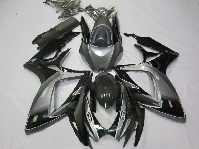 Nero Grigio Speciale 2006-2007 Suzuki GSXR 600-750 Carene Moto Nero Grigio Speciale 2006-2007 Suzuki GSXR 600-750 Carene Moto