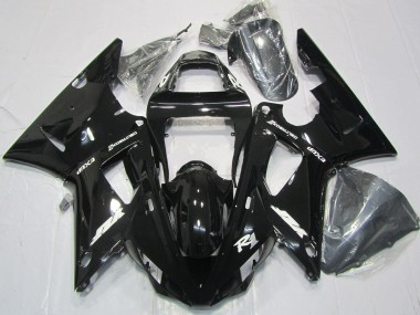 Nero Lucido 2000-2001 Yamaha R1 Carene Moto