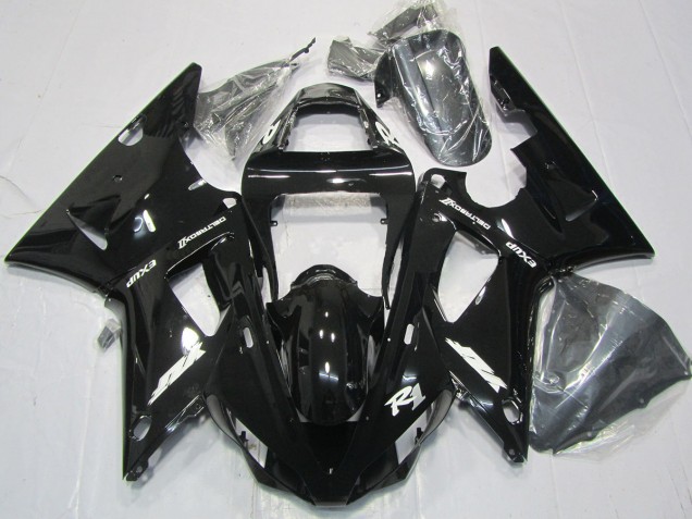 Nero Lucido 2000-2001 Yamaha R1 Carene Moto Nero Lucido 2000-2001 Yamaha R1 Carene Moto