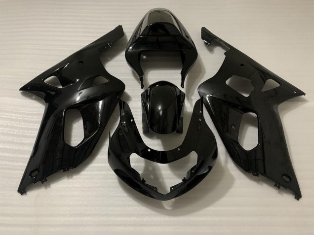 Nero Lucido 2001-2003 Suzuki GSXR 600-750 Carene Moto Nero Lucido 2001-2003 Suzuki GSXR 600-750 Carene Moto