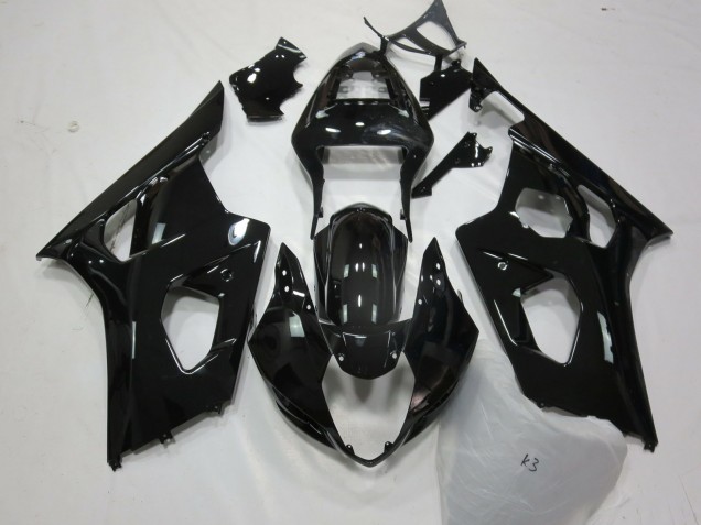 Nero Lucido 2003-2004 Suzuki GSXR 1000 Carene Moto