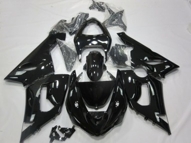 Nero Lucido 2005-2006 Kawasaki ZX6R Carene Moto