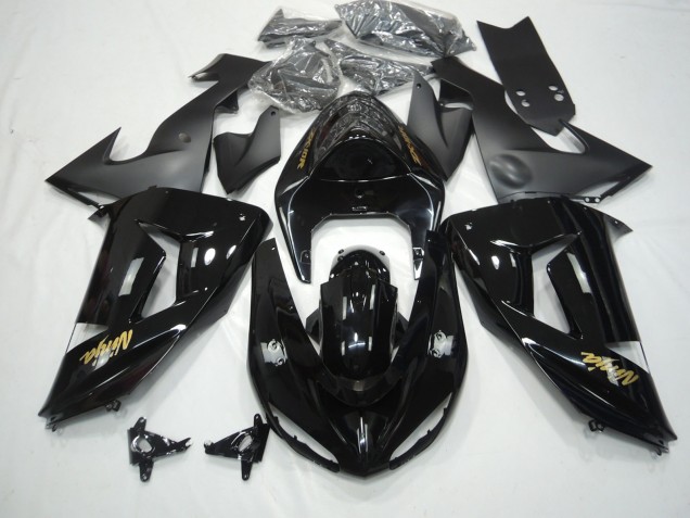 Nero Lucido 2006-2007 Kawasaki ZX10R Carene Moto Nero Lucido 2006-2007 Kawasaki ZX10R Carene Moto