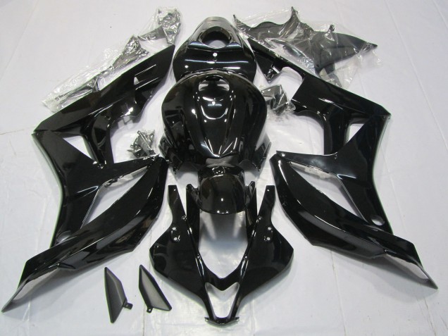 Nero Lucido 2007-2008 Honda CBR600RR Carene Moto Nero Lucido 2007-2008 Honda CBR600RR Carene Moto