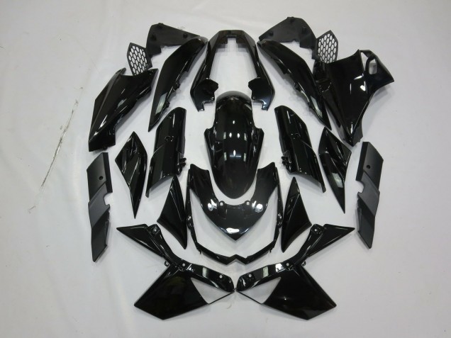 Nero Lucido 2010-2013 Kawasaki Z1000 Carene Moto Nero Lucido 2010-2013 Kawasaki Z1000 Carene Moto