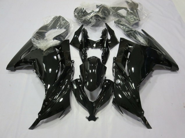 Nero Lucido 2013-2018 Kawasaki Ninja 300 Carene Moto