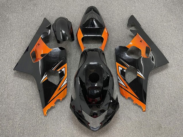 Nero Lucido & Arancione 2004-2005 Suzuki GSXR 600-750 Carene Moto