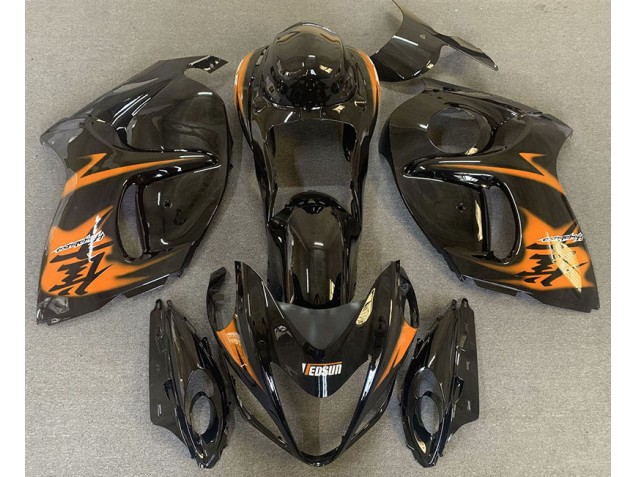 Nero Lucido & Arancione 2008-2020 Suzuki GSXR 1300 Carene Moto