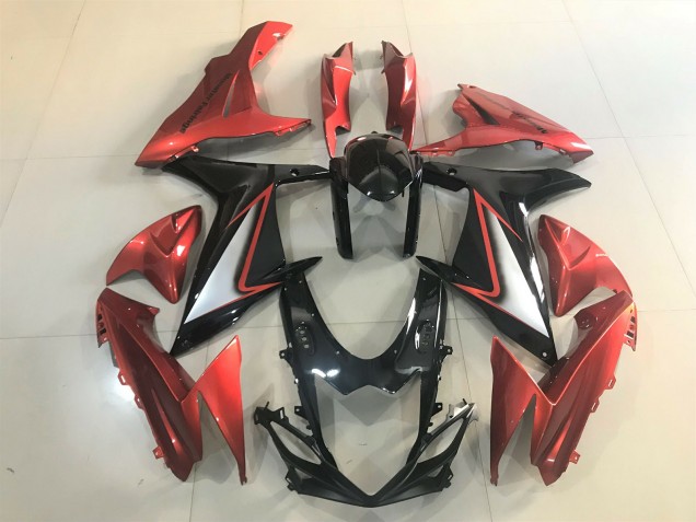 Nero Lucido & Arancione Vivace 2011-2024 Suzuki GSXR 600-750 Carene Moto Nero Lucido & Arancione Vivace 2011-2024 Suzuki GSXR 600-750 Carene Moto