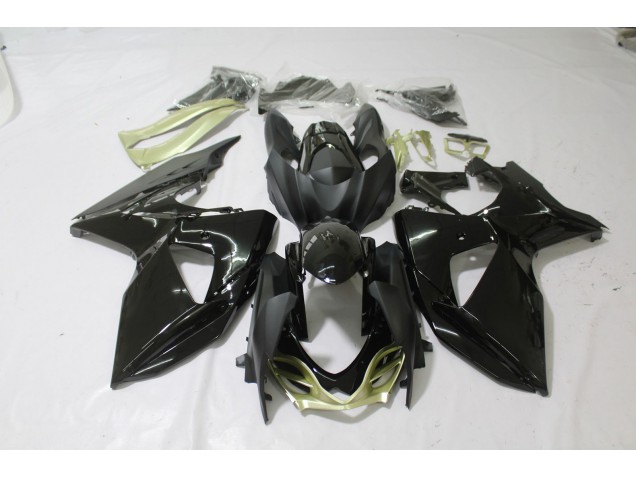 Nero Lucido Argento Opaco 2009-2016 Suzuki GSXR 1000 Carene Moto Nero Lucido Argento Opaco 2009-2016 Suzuki GSXR 1000 Carene Moto