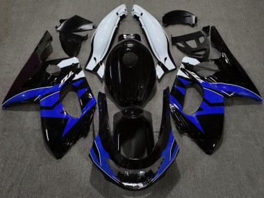 Nero Lucido Blu & Bianco 1998-2007 Yamaha YZF600 Carene Moto