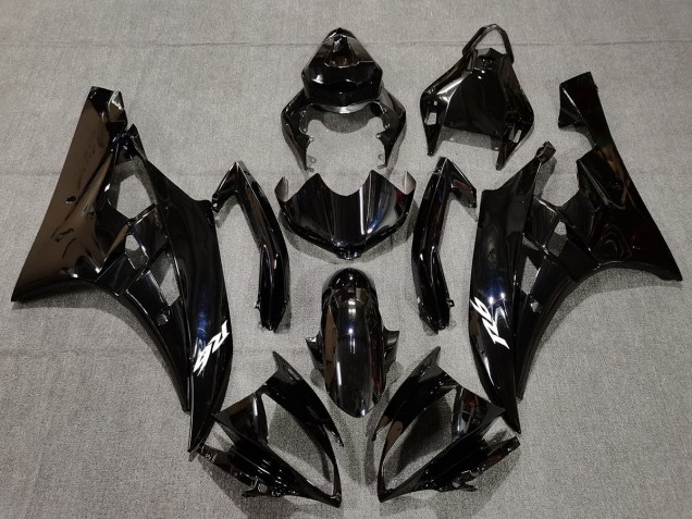 Nero Lucido & Blu Perla 2006-2007 Yamaha R6 Carene Moto Nero Lucido & Blu Perla 2006-2007 Yamaha R6 Carene Moto