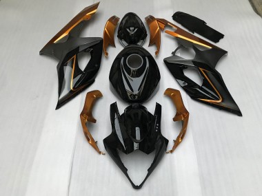 Nero Lucido & Bronzo 2005-2006 Suzuki GSXR 1000 Carene Moto