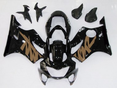 Nero Lucido & Marrone 1999-2000 Honda CBR600 F4 Carene Moto