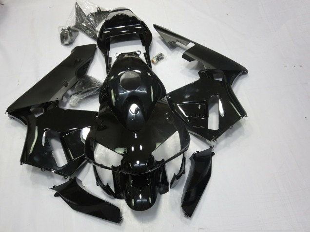 Nero Lucido & Opaco 2003-2004 Honda CBR600RR Carene Moto Nero Lucido & Opaco 2003-2004 Honda CBR600RR Carene Moto