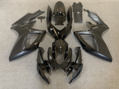 Nero Lucido & Opaco 2006-2007 Suzuki GSXR 600-750 Carene Moto