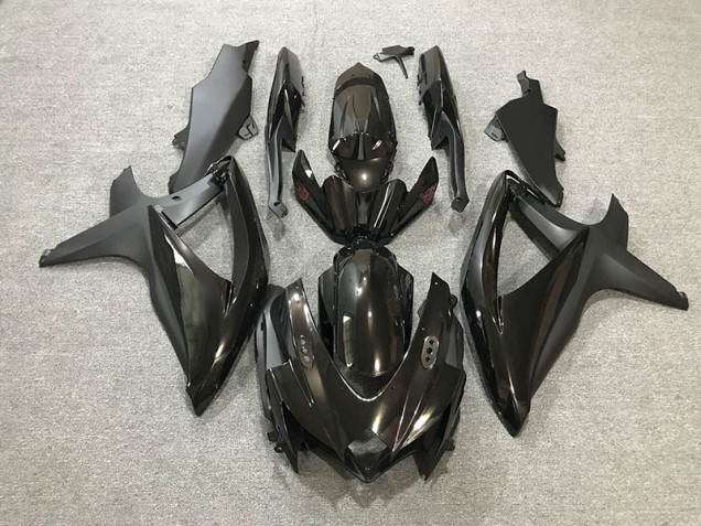 Nero Lucido/Opaco 2008-2010 Suzuki GSXR 600-750 Carene Moto Nero Lucido/Opaco 2008-2010 Suzuki GSXR 600-750 Carene Moto