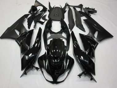 Nero Lucido Opaco 2009-2012 Kawasaki ZX6R Carene Moto
