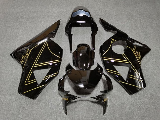 Nero Lucido & Oro 2002-2003 Honda CBR954RR Carene Moto Nero Lucido & Oro 2002-2003 Honda CBR954RR Carene Moto