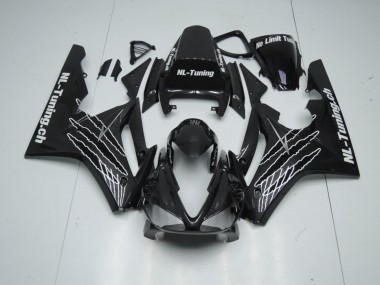 Nero Lucido (Personalizzato) 2009-2012 Triumph Daytona 675 Carene Moto