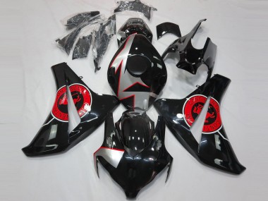 Nero Lucido & Rosso 2008-2011 Honda CBR1000RR Carene Moto