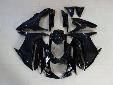 Nero Lucido Semplice 2011-2024 Suzuki GSXR 600-750 Carene Moto