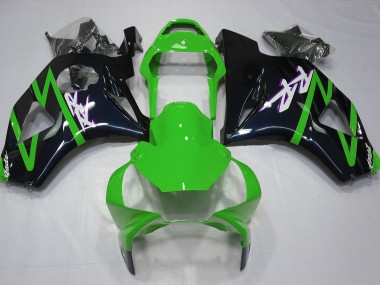 Nero Lucido & Verde 2002-2003 Honda CBR954RR Carene Moto