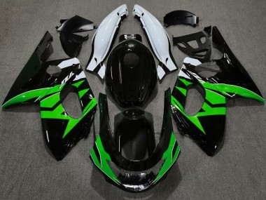 Nero Lucido Verde & Bianco 1998-2007 Yamaha YZF600 Carene Moto