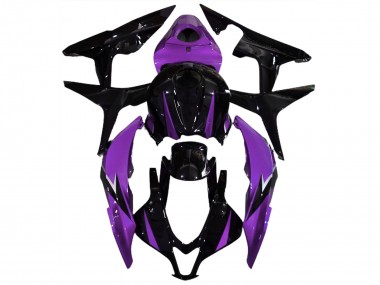 Nero Lucido & Viola 2007-2008 Honda CBR600RR Carene Moto