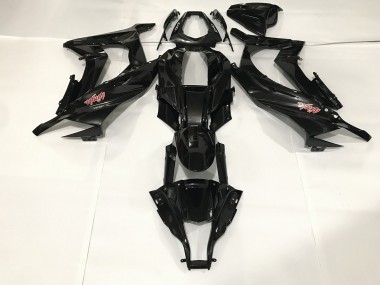 Nero Metallizzato 2009-2012 Kawasaki ZX6R Carene Moto