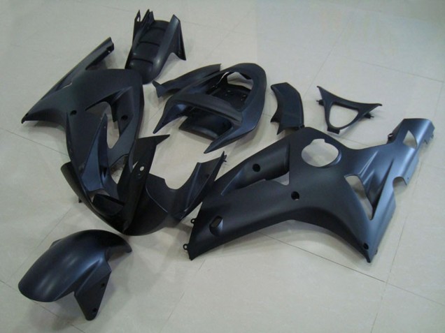 Nero Opaco 2003-2004 Kawasaki ZX6R Carene Moto Nero Opaco 2003-2004 Kawasaki ZX6R Carene Moto
