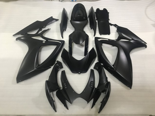 Nero Opaco 2006-2007 Suzuki GSXR 600-750 Carene Moto Nero Opaco 2006-2007 Suzuki GSXR 600-750 Carene Moto