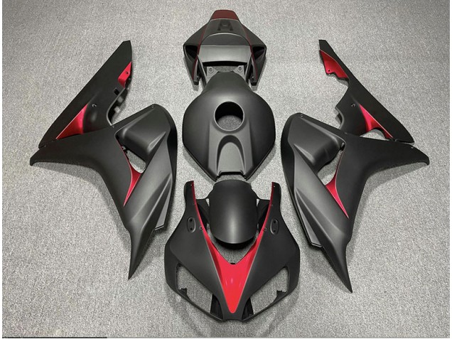 Nero Opaco & Azzurro 2006-2007 Honda CBR1000RR Carene Moto Nero Opaco & Azzurro 2006-2007 Honda CBR1000RR Carene Moto