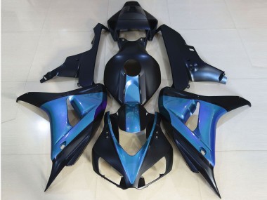 Nero Opaco & Azzurro 2006-2007 Honda CBR1000RR Carene Moto