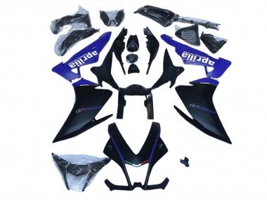 Nero Opaco & Blu 2010-2015 Aprilia RSV4 1000 Carene Moto