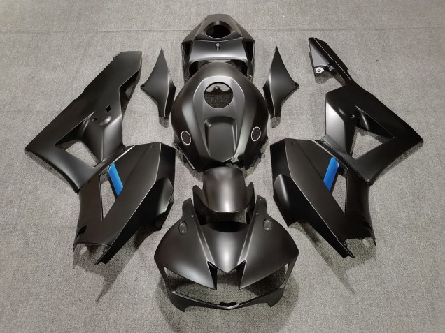 Nero Opaco Con Blu 2013-2023 Honda CBR600RR Carene Moto Nero Opaco Con Blu 2013-2023 Honda CBR600RR Carene Moto