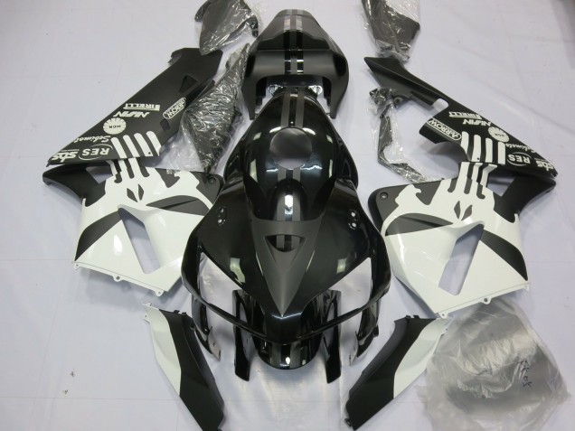Nero Opaco & Loghi Puisher 2005-2006 Honda CBR600RR Carene Moto Nero Opaco & Loghi Puisher 2005-2006 Honda CBR600RR Carene Moto