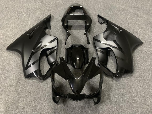 Nero Opaco & Lucido 2001-2003 Honda CBR600 F4i Carene Moto Nero Opaco & Lucido 2001-2003 Honda CBR600 F4i Carene Moto