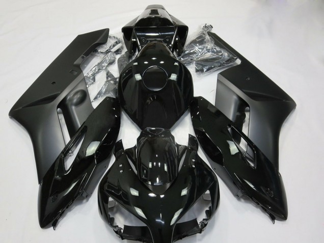 Nero Opaco & Lucido 2004-2005 Honda CBR1000RR Carene Moto Nero Opaco & Lucido 2004-2005 Honda CBR1000RR Carene Moto
