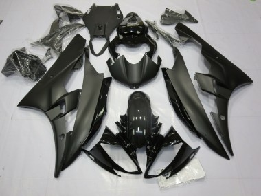 Nero Opaco & Lucido 2006-2007 Yamaha R6 Carene Moto